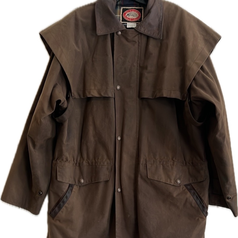 Vintage Men’s Australian Outback Oilskin Duster